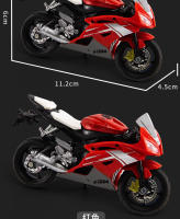 Moto De Escala 1:18 Yamaha R6 En Aleación Juguetes De Coche De Carreras Para Niños Regalo Para Niños Modelo De Motocicleta Deportiva Colección - details 2