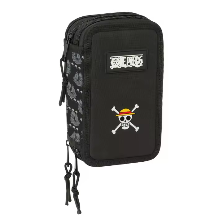 Safta Estuche De Lápices Triple One Piece Pirates 37 Piezas - 1
