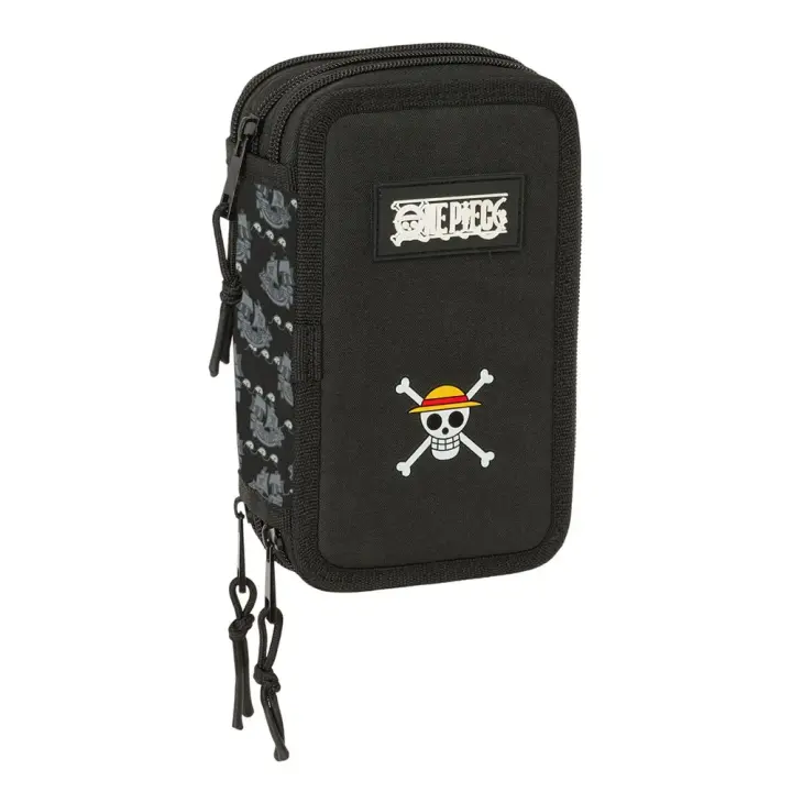 Safta Estuche De Lápices Triple One Piece Pirates 37 Piezas - 1