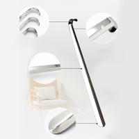 Cremallera De Zapatos Extra Larga 52cm Acero Inoxidable Plata Herramienta De Remoción De Zapatos Sin Necesidad De Inclinarse - details 4