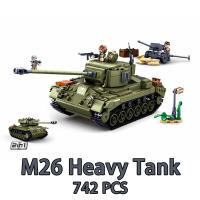Bloques De Construcción De Tanque De Batalla Militar WW2 SLUBAN Para Niños Modelos De Vehículos Armados Regalo Para Jóvenes Y Adultos - details 13