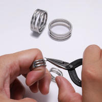 Herramientas De Joyería DIY De Acero Inoxidable Para Cierre De Anillos Abiertos Herramientas De Ayuda Para La Apertura De Bolas De Dedo Pack De 2-5 Piezas - details 0