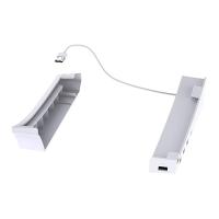 Soporte Horizontal para PS5 con 4 extensiones USB, soporte para capas de consola de gabinete, para disco Playstation 5 y edición Digital - details 0