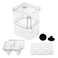 Caja De Cría Para Peces Acrílico Durable Para Betta Y Camarones Incubador De Hatching Para Pequeños Peces Y Camarones - details 4