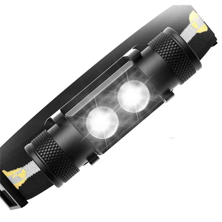 Linterna Frontal H25S 18650 Con Doble LED Luminus SST40 1200lm Recargable Por USB Luz Impermeable Para Pesca Y Trabajo Nocturno - 1