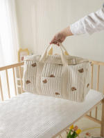 Bolso Grande Para Mamá Bolsa De Pañales Maternidad Organizador Portátil De Viaje Con Mosquetón Para Carrito De Compras Estilo Tote Bag - details 14