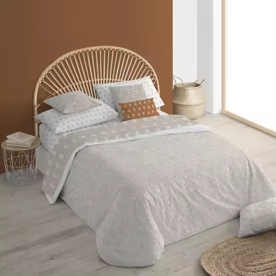 FUNDA NÓRDICA 100% ALGODÓN MODELO SAPPORO PARA CAMA DE 200X200 CM - 1