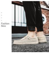 Zapatos De Lona Transpirables Para Hombre 2024 Nuevos Deportivos Ligeros Y Respirables Para Primavera/Verano Zapatos De Exterior Gran Tamaño Mocasines De Caminar - details 7