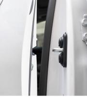 Cubiertas Para Cerraduras De Puertas De Coche 2pcs Accesorios Automóviles Para Mini Cooper JCW R55 R56 R60 F54 F55 F56 F60 Countryman Clubman Estampados Creativos En Color Negro - details 10