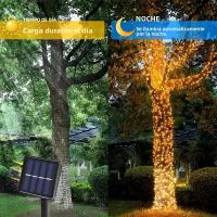 Luces De Fairy Solar LED 50/100 LED Impermeables Con 8 Modos Para Decoración De Jardín Fiesta Navidad Boda Luces De Cadena Para Exterior - details 2