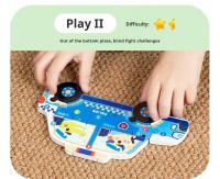 Juego De Puzle 3D Para Niños Tarjetas Educativas Divertidas Con Números De Tráfico Juguetes De Madera Educativos Para El Desarrollo Infantil - details 5