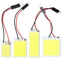 4 PCS Accesorios Para Interior De Coche Luz LED T10 18/24/48 SMD 4W 12V COB Panel De Luz Para Coche Luz De Maletero - details 0