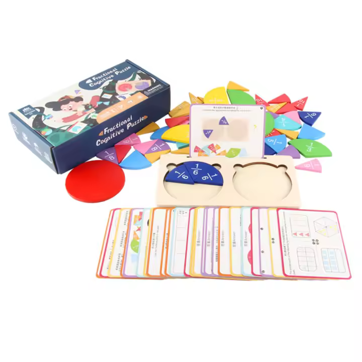 Juguetes Educativos Para Niños Matemáticas Fracciones Aprendizaje Tablas De Adición Y Resta Demonstración Auxiliares De Enseñanza 3-12 - 1