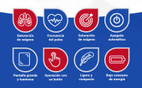 Oximetro Profesional De Dedo Soulcare - Medidor De Oxígeno - Frecuencia Cardiaca - Sin Agujas - Sensor - details 3