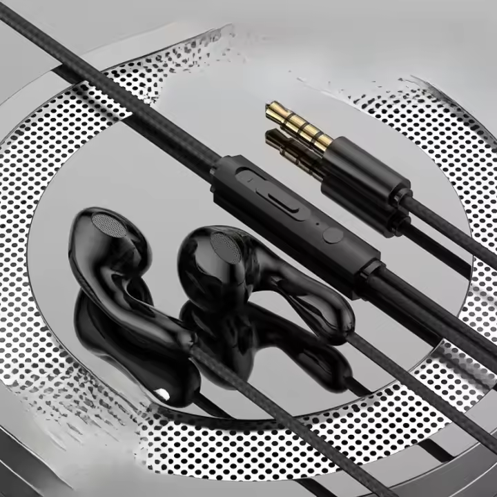 Auriculares Inalámbricos Con Micrófono Y Cable Tipo-C 3.5mm Estéreo HiFi Para Deporte Y Música Compatible Con Xiaomi Samsung - 1