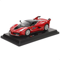 Burago - Maqueta coche Ferrari a escala 1:24, con carrocería fiel al modelo original, interior de alta precisión, detalles de competición y pintura realista, incluye peana expositora, ideal para coleccionistas y amantes del motor - details 0