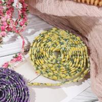 Bordado De Encaje Floral Para Vestido De Novia 2 Yardas Ribete De Cinta Hecho a Mano Decoración DIY Para Costura Y Artesanía - details 3