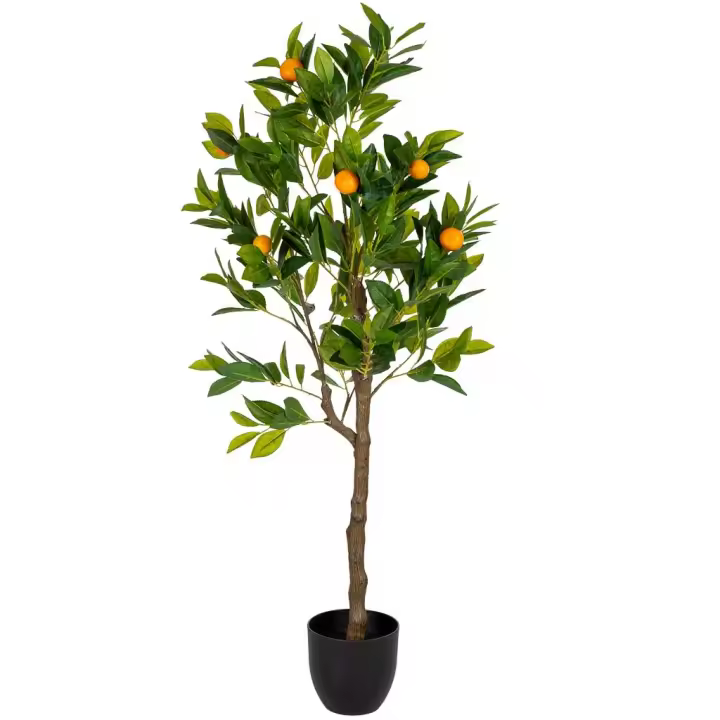 Naranjo artificial decorativo   naranja, 55x55x120h cm - 1