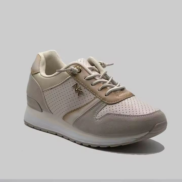 JZ Hermanos Deportivas casuales versátiles con cordones elásticos y con plataforma de mujer - 1