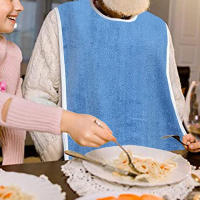 Bib Meal Para Adultos Hombres Y Mujeres Lavables Y Fáciles De Limpiar Adecuado Para Comidas Y Uso Diario - details 5