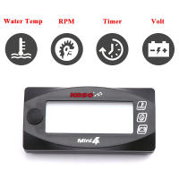 Koso Tachímetro Para Motocicletas Con Pantalla LED Digital 4 En 1 RPM Temperatura Voltaje Tiempo Medidor Mini Para Motorcycles - details 2