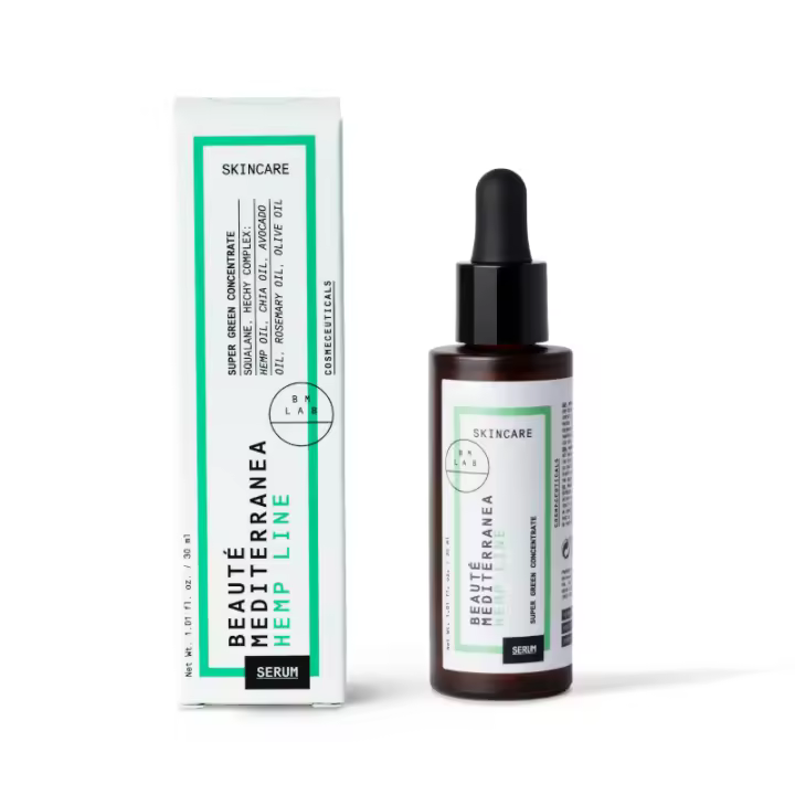 SKINCARE BEAUTE MEDITERRANEA HEMP LINE SUPER GREEN SERUM 30 ML - 1