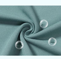Camisa POLO Para Hombre Verano Moda Seda De Hielo Secado Rápido Manga Corta T-shirt Color Sólido Suelta Collar De Negocios Algodón Puro Top - details 2