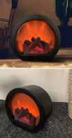 Lámpara Decorative LED Flame - Efecto llama 3D with retro base, USB/Bagería, para dormitorio/exterior/Regalos - details 5