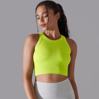 Sujetador Deportivo De 2 Niveles Para Mujer Sexy Yoga Alta Soporte Impacto Deporte Ropa Interior Correr Secado Rápido Top Deporte Gimnasio Con Almohadillas - details 56