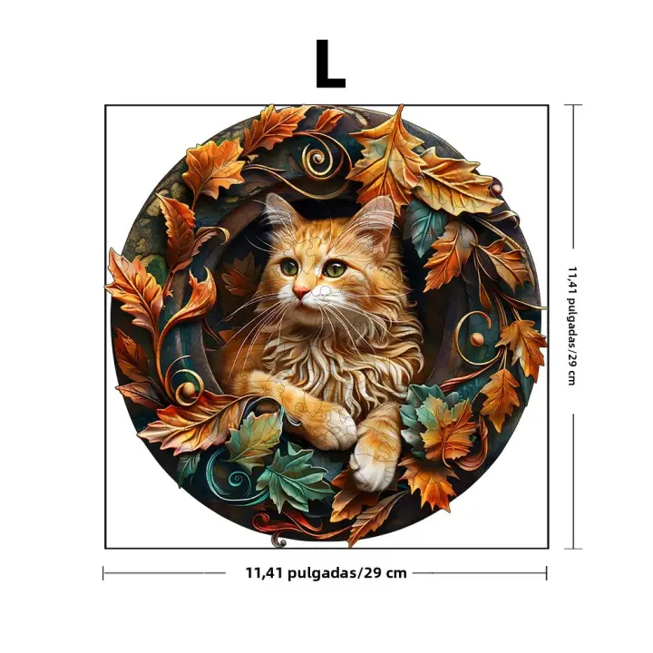 Rompecabezas De Madera En Forma De Animal Irregular Regalo De Alivio Del Estrés Para Adultos Juego De Mesa Decorativo Artesanal Para Juego De Pintura - 1