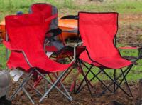 OFERTA[PACK 2]Silla Plegable de Camping de Acero, 50x50x80cm, Silla de Acampada Plegable, Ideal para Camping o Pesca, Estructura de Acero Resistente y Asiento de Lona Impermeable - details 2