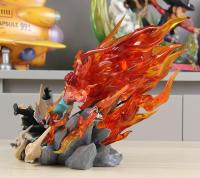 Figura De Anime Naruto 21cm Might Guy VS Uchiha Madara Luminiscente GK PVC Estatua Modelo Colección Decoración Regalo De Navidad - details 10
