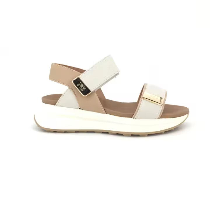 Sandalia Xti para mujer, mod.143874, Sandalia Xti cierre ajustable plataforma - 1
