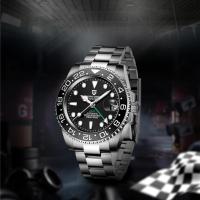Reloj Mecánico Para Hombre PAGANI DESIGN PD-1662 Cristal De Zafiro Resistente Al Agua 100M GMT Marca Top Pulsera De Acero Inoxidable Marca PAGANI DESIGN - details 7