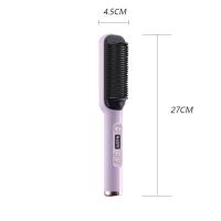 Cecodadi-Cuchillo alisador Profesional, calentamiento Automático, Cuchillo Cerámica, 45 vatios, Alisa or Riza en 3-5 minutos, para Seco Cabello, 220 voltios (Color: Morado) - details 1
