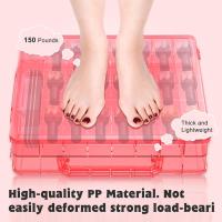 Organizador Portátil De Esmaltes De Uñas Con Doble Lado Y 6 Divisores Ajustables Almacenamiento Para 48 Botellas Transparente - details 20