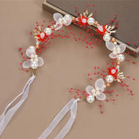 Diadema De Boda Romántica Con Flores Y Perlas Artificiales Adorno Para Cumpleaños Y Fiestas De Princesa Hecho De Metal - details 4
