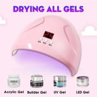 LINTENDA Lámpara LED UV Profesional Para Uñas 36W Máquina De Fototerapia Para Secado De Esmalte De Uñas Equipo De Salón Secador De Lámpara De Gel Para Manicura Y Peluquería - details 5