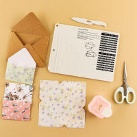 Juego De Pizarra De Marcado Multifuncional 1 Pieza 6.4x8.5 Pulgadas Mini Pizarra Para Hacer Envolventes De Tamaños Diferentes Y Líneas De Embossing En Tarjetas Material Plástico - details 12
