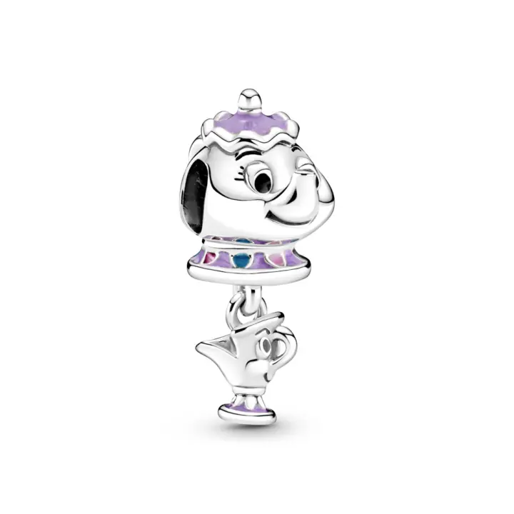 Pandora Disney Disney Charm Colgante en plata de ley Sra. Potts y Chip La Bella y la Bestia de 799015C01 , para Mujer - 1