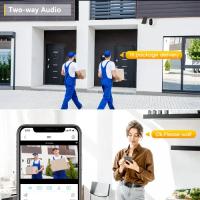 Cámara de vigilancia solar inalámbrica Wifi, cámara de seguridad exterior IP Full HD, IP66 impermeable con batería de 6000 mAh - details 4