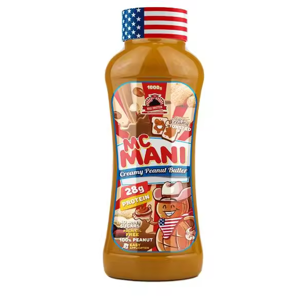 Max Protein Mc MANI 1kg Crema de Cacahuete 100% Proteína Sin Aditivos - 1