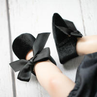 Zapatos De Niña Bebé Con Lazo Flats Para Boda Zapatos De Princesa Para Vestido Ballet Pantuflas Antideslizantes Suela De Goma Primera Caminata Zapatos Para Cuna - details 9