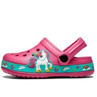Nuevos Zapatos De Jardín Para Niños Con Diseño De Unicornio Y Dinosaurio Sandalias Planas De Playa Antideslizantes Transpirables Para Verano Talla Ajustable Para Edades 3-12 Años Material PU Y EVA - details 7