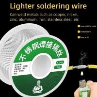 Hilo De Soldadura Ligeramente Tin 1mm Líquido De Plata Para Soldadura De Acero Inoxidable Aluminio Cobre Hierro Batería Polo Piezas 20/50/100g - details 1