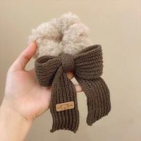 Cinta De Pelo Suave De Lana Para Niñas En Otoño E Invierno Accesorio Versátil Y Dulce Para Mujeres Cinta Elástica Para Cabello - details 7