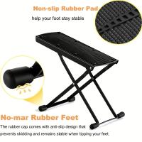 Pedal De Pies Ajustable Antideslizante Para Pedicura Portátil Cuidado De Uñas Para Uso En Salón Y Hogar - details 2
