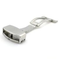 Hebilla De Reloj De Acero Inoxidable Sólido 14mm-22mm Con Clavija De Mariposa Plata Para Repuesto De Pulsera Compatible Con Marcas Tradicionales - details 9