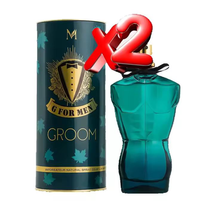 2 UNIDADES G For Men Groom Eau de toilette pour homme 100ml Montage Brands Fragancia inspirada en otros perfumes Perfume Hombre - 1