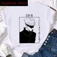 Camiseta Jujutsu Kaisen Japón Anime Para Mujer Kawaii Yuji Itadori Gojo Satoru Estampado Casual Manga Corta Algodón Poliéster T-Shirt Moda - details 3